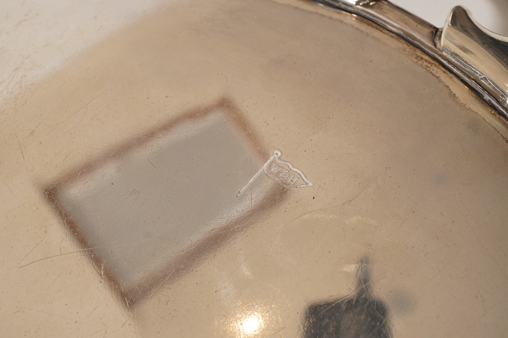 A late Victorian five piece silver tea and coffee service, all pieces with makers marks for John Edward Bingham and Walker & Hall